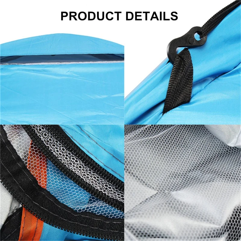 Outdoor Portable Waterproof Camping Tent Anti-UV 2 Person Ultralight Folding Tent Instant Popup Hiking Travel Awning Sunshelter