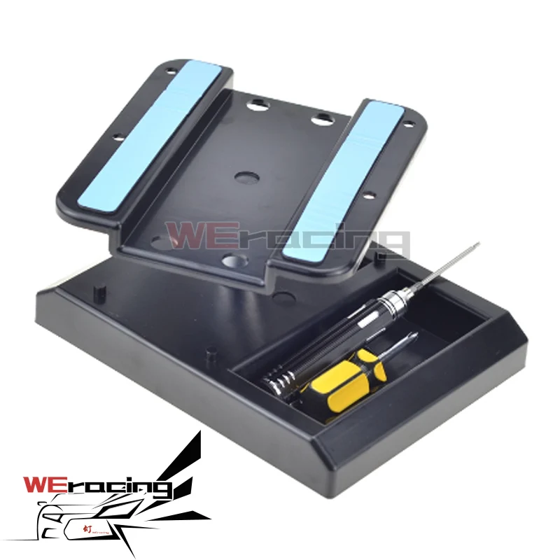 

360 Rotate plastic Repair Station Work Stand Assembly Platform for 1/10 1/8 RC Car TRX4 SCX10 D90 Accessories S21