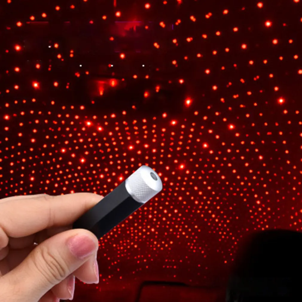 Открытый USB Авто-вращения звездного неба Светильник проектор автомобиля