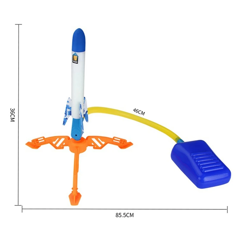 Наружная игрушка «Ракета» подарок регулируемые игрушечные ступни для детей сжатый воздух ракета launcheroutside семейные вечерние игры