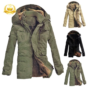 

Men's Jacket Winter Jacket Jacket Men's Fur Hooded Jacket Warm Jacket Casual Men's Formal Wear YDJS