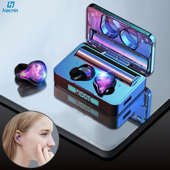 

TWS Bluetooth Earphones HIFI 9D Stereo LED 3600mAh Wireless Earbuds Noise Cancelling Waterproof Bluetooth Headphones with Mic