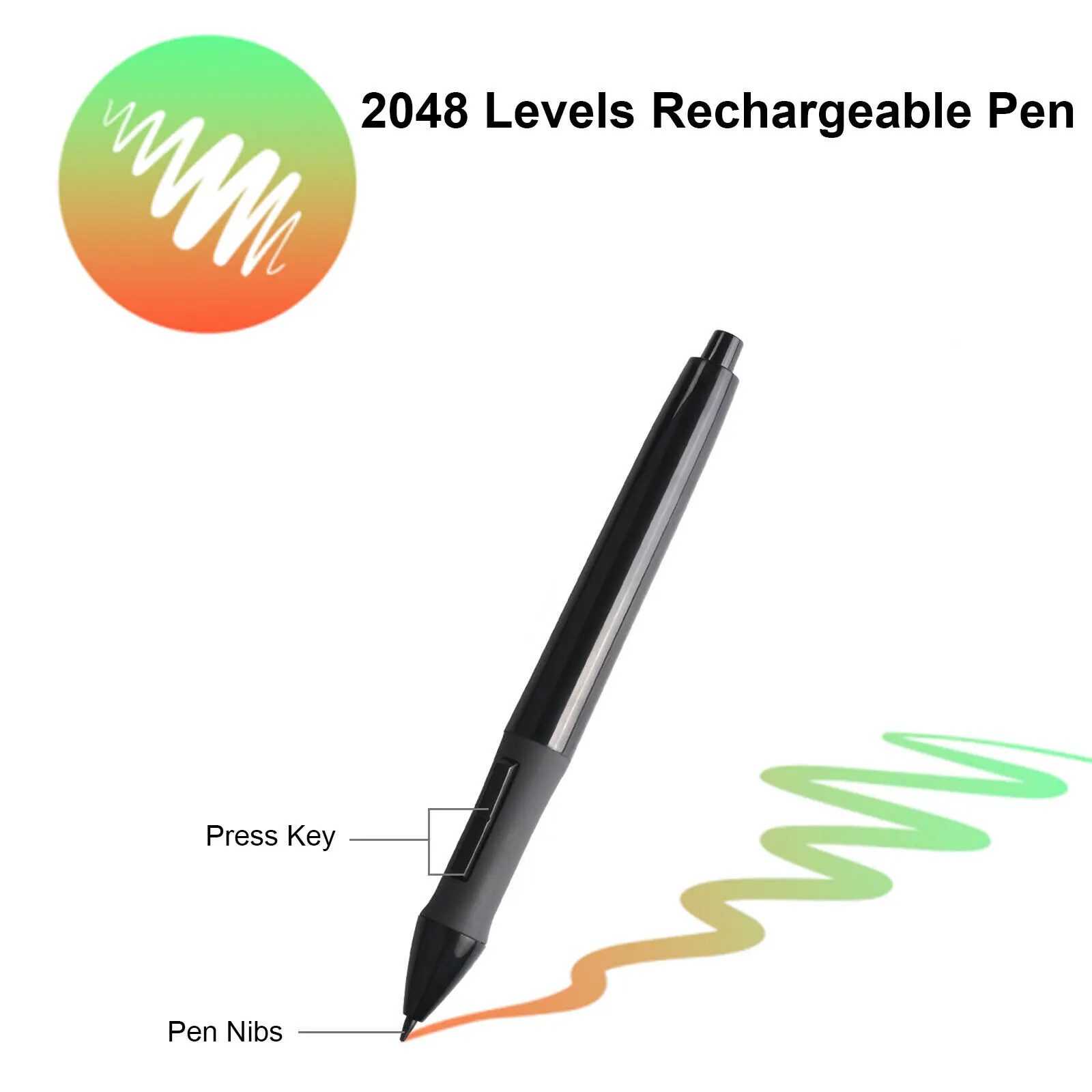 Huion W58, беспроводной графический планшет для рисования, 2048 уровней, ручка для перезарядки, 5 дюймов, портативные цифровые планшеты с сумкой для переноски, перчатки, подарки