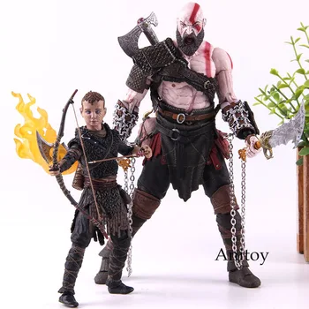 

NECA God of War 4 Action Figure Kratos & Atreus Ultimate PVC Kratos Atreus Figure God of War Collectible Model Toy 2-pack