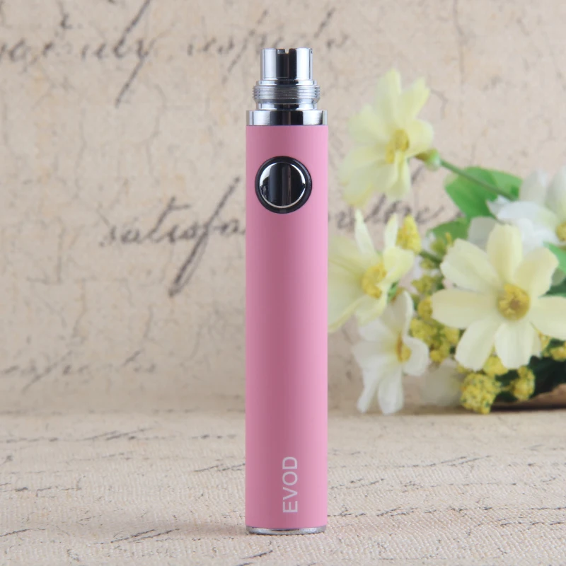 Evod Регулируемый аккумулятор с переменным напряжением eGo 510+ зарядное устройство USB электронная сигарета для CE4 CE5 T3S атомайзер Vape ручка комплект - Цвет: Розовый