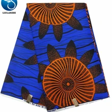 LIULANZHI Африканский Воск 6 ярдов Женская ткань Новое поступление Воск полиэстер Анкара ткань для платьев оптом ML29L19-ML29L36