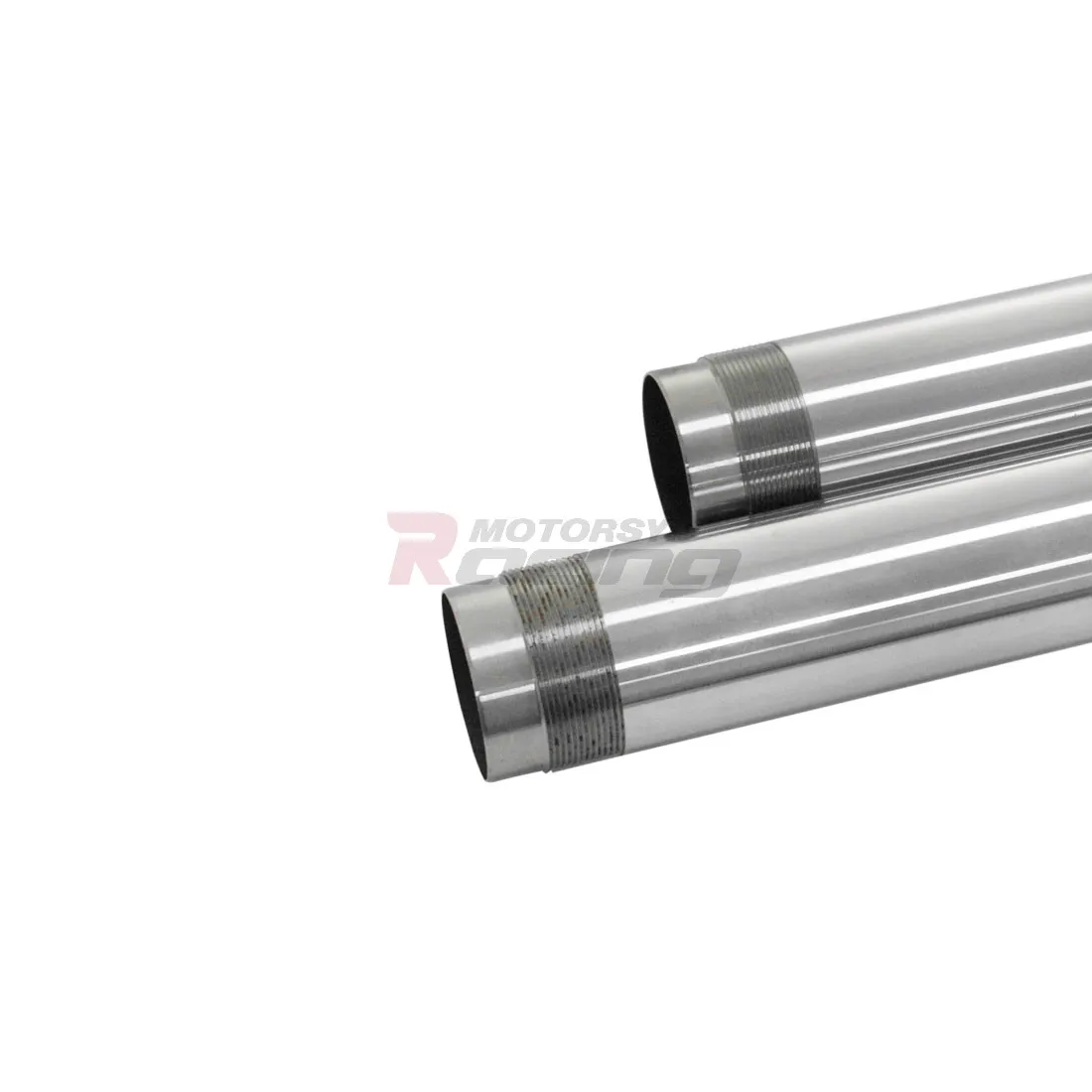 Front Fork Pipe For Kawasaki ZX10R 2006-2007 Inner Fork Tubes 43mm Silver Pair