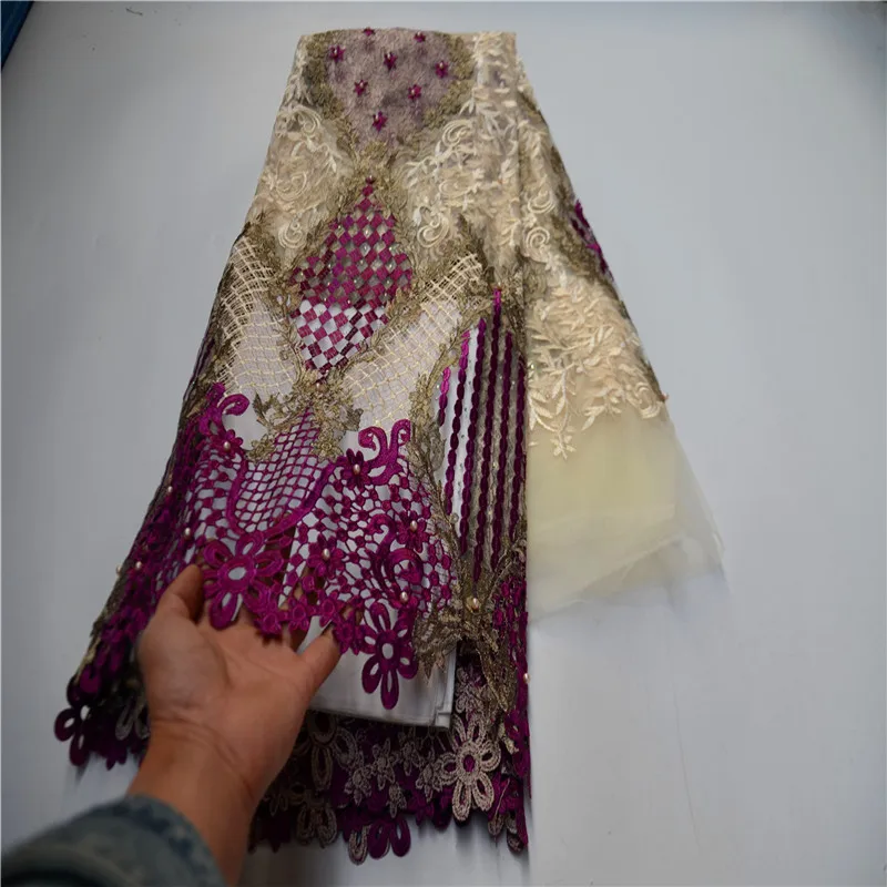 

African Lace Fabric 2021 High Quality Lace French Tulle Lace Fabric Nigerian Lace Fabrics For Wedding FLP-1151