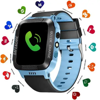 

Kid Smart Watch Children Antil-lost Digital Alarm Clock Phone Call Pedometer HD Touch Camera SOS Gps Sport Bracelet Android IOS