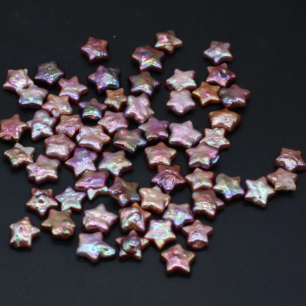 

Natural Freshwater Pearl Five Pointed Star Shape Loose Beads For Jewelry Making DIY Charms Bracelet Necklace Earring Accessories