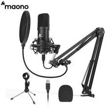 MAONO A04Plus USB Mikrofon Nieren Kondensator Podcast Microfono 192kHz/24bit Stecker und Spielen Mit für Livestreaming YouTube ASMR