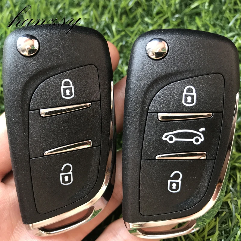 Чехол для дистанционного ключа с 2 3 кнопками CITROEN C5 C4 C6 C8 PEUGEOT 406 407 408 306 откидной