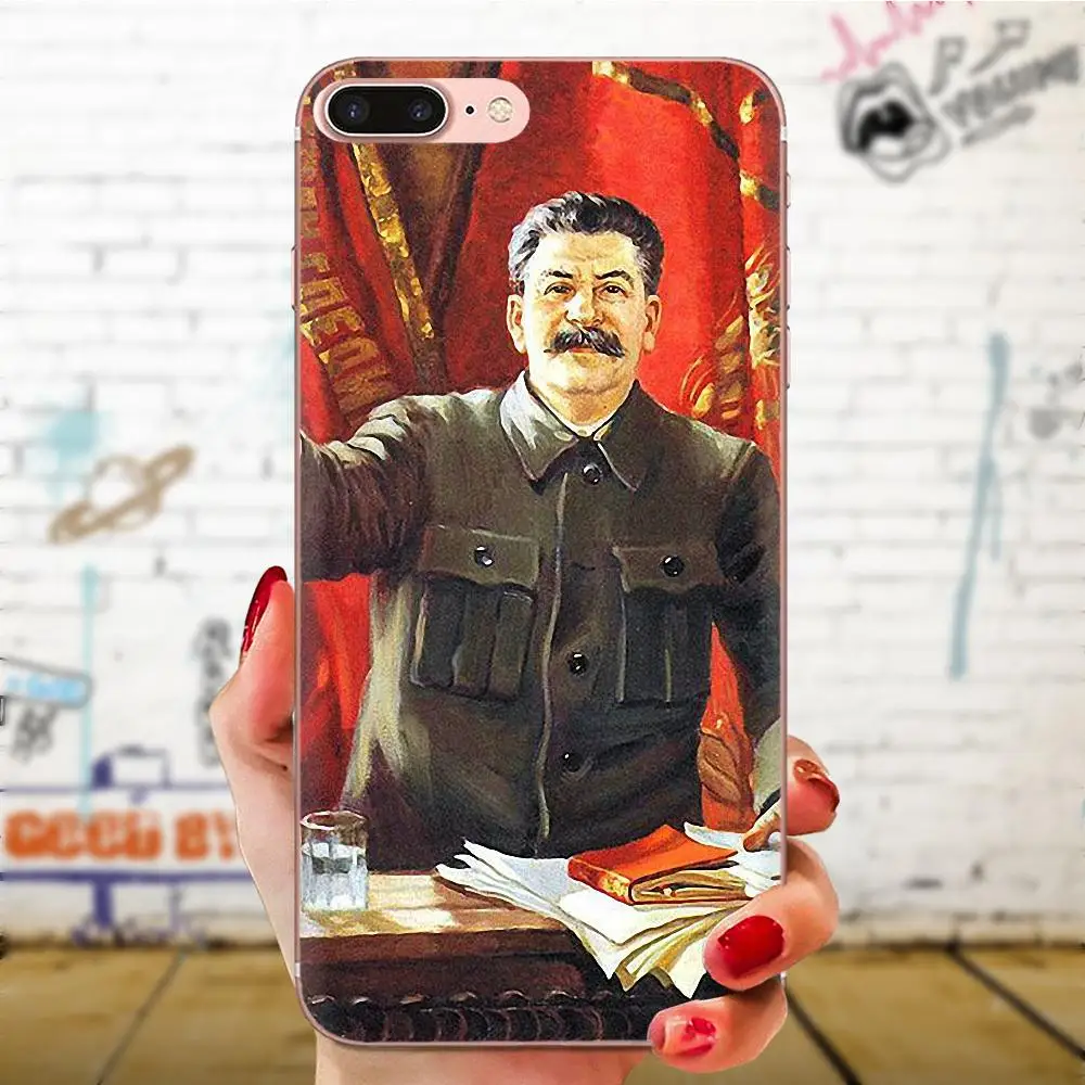 Чехол из ТПУ с изображением Капа крышка Русский Commander Сталин для Huawei Honor 4C 5A 5C 5X6 6A 6X7 7A 7C 7X8 8C 8S 9 10 10i 20 20i Lite рro - Цвет: as picture