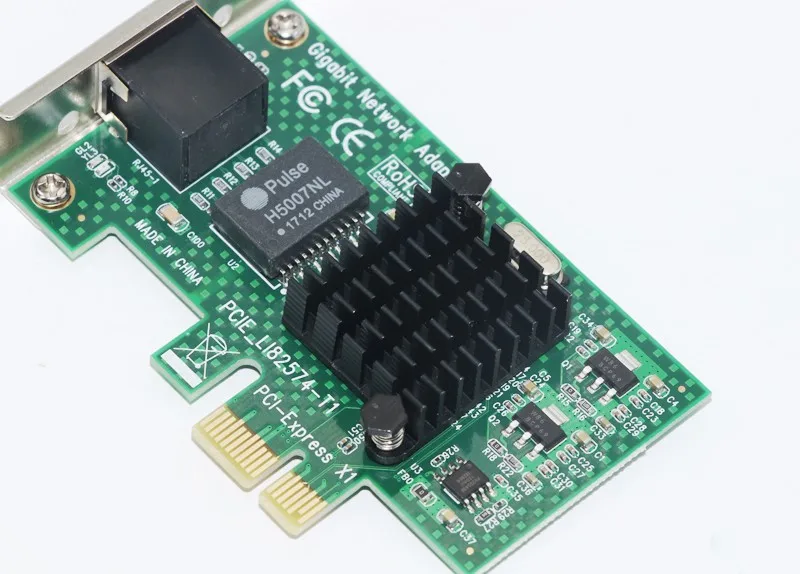 Для Intel 82574L чипсет EXPI9301CT 9301CT Gigabit Ethernet Настольный PCIE X1 сетевой адаптер 10/100/1000 Мбит/с NIC для компьютера