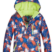 Детская Лыжная куртка, верхняя одежда, ветронепроницаемые водонепроницаемые лыжные костюмы для катания на лыжах, кемпинга, сноуборде, лыжные костюмы, спортивные штаны для мальчиков и девочек