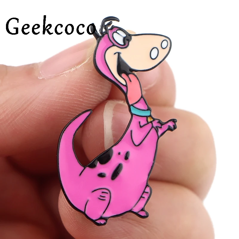 Flintstones мультфильм забавные булавки медаль броши для женщин мужчин рубашка шляпа ткань украшение для рюкзака значок ювелирные изделия J0702