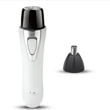 Полностью моющийся сухой Батарея 2-в-1 женские эпиляторы мульти-функциональный мини электробритва для удаления волос в носу триммер