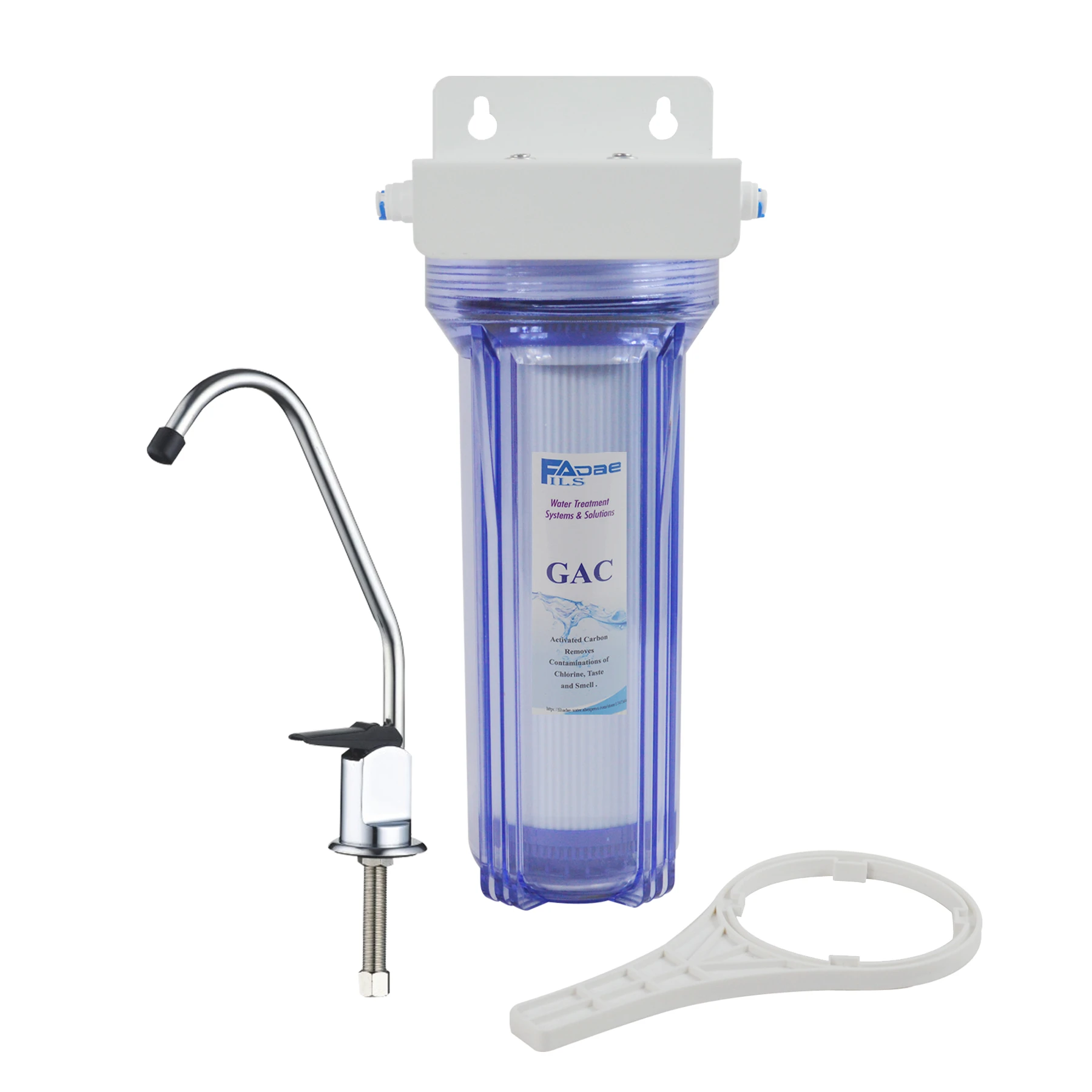 Transparent Single Stage Under Sink Gac Water Filtration System With Faucet Inlcude 10 Activated Carbon Filters Filter For Water Water Filter Hosewater Filter Camping Aliexpress