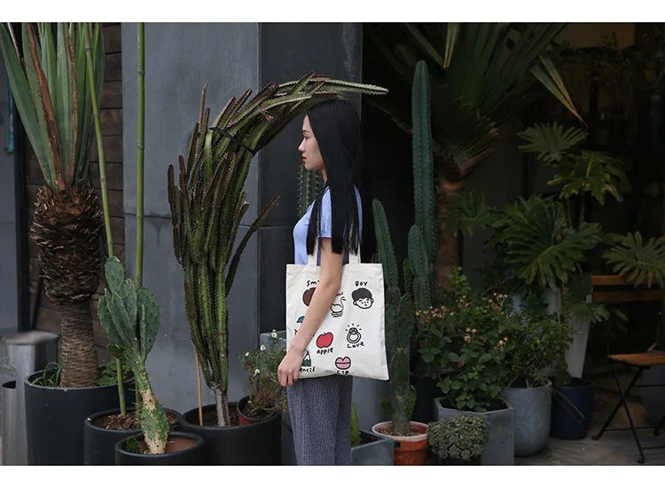 Новая модная многоразовая женская сумка-шоппер, складная сумка, Повседневная холщевая сумка на плечо