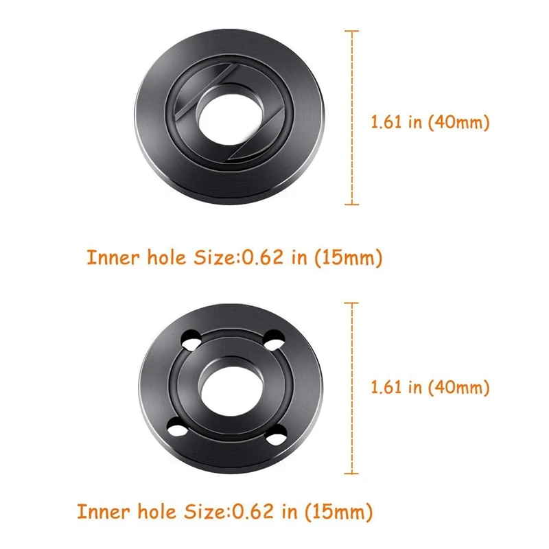 Grinder Angle Spanner Wrench Flange Nut for Dewalt Milwaukee 193465-4 Bosch Black Decker Ryobi Makita 4.5 Inch 5 Inch 5/8-11 Par