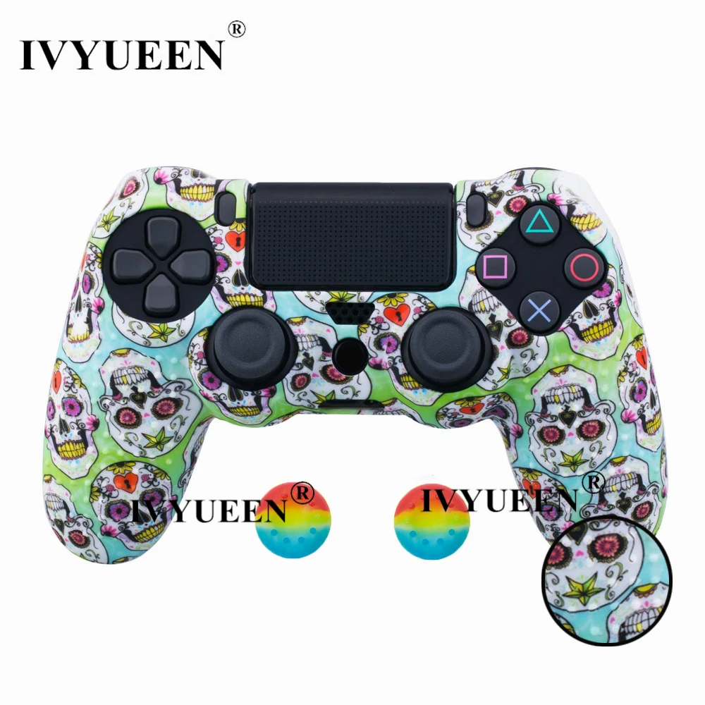 for PlayStation 4 ps4 Pro slim controller silicone case skin 15