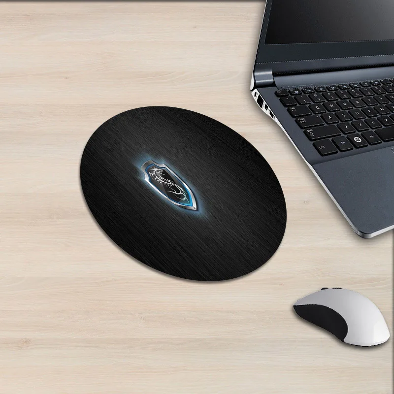 XGZ 3D Rendering Round Mouse Pad Technology Modern Image Line Animal Dragon Pattern Stun Radiance High Texture Desk Mat Rubber - Цвет: 200X200X2MM