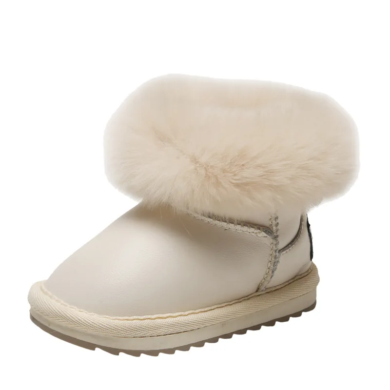 Children's Snow Boots 1-3 Years Old Girls Baby Princess Cotton Shoes Baby Toddler Shoes Children Winter Baby Boots