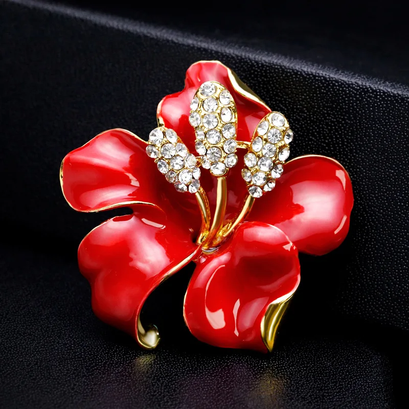 

Genuine Product Korean-style Exquisite Rose Brooch Corsage Bride Wedding Brooch Flower Quality