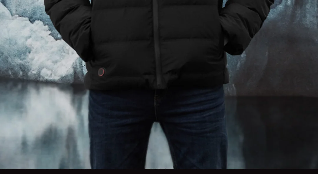 Xiaomi хлопок Smith Графен температурный контроль тепла пуховик непрерывный нагрев белый гусиный наполнитель анти-бурение Proces
