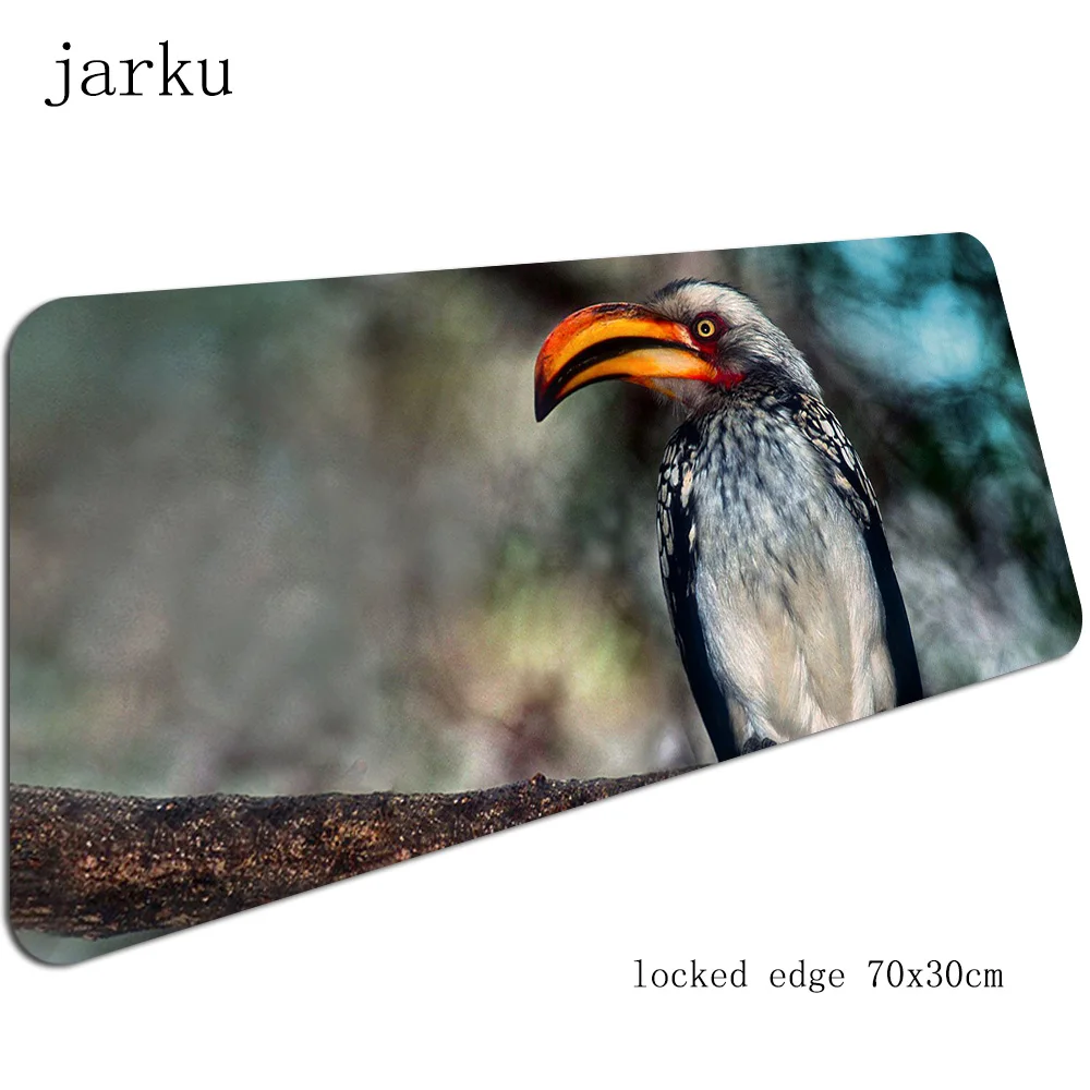 Size700x300x2mm Birds mouse pad 700x300x2mm gaming mousepad cute office notbook desk mat wrist rest padmouse games pc gamer mats - Цвет: Size700x300x2mm