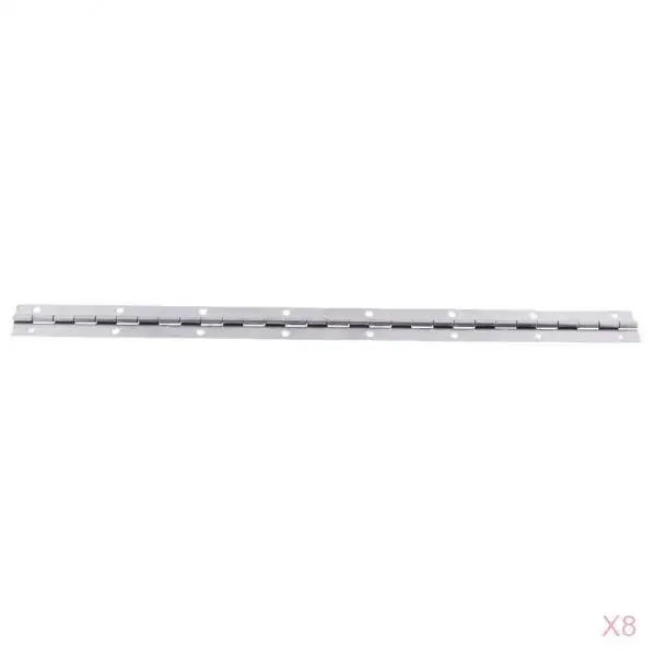 8PCs 15'x1' Inch Boat Piano Hinge Stainless Steel Deck Hatch Hardware