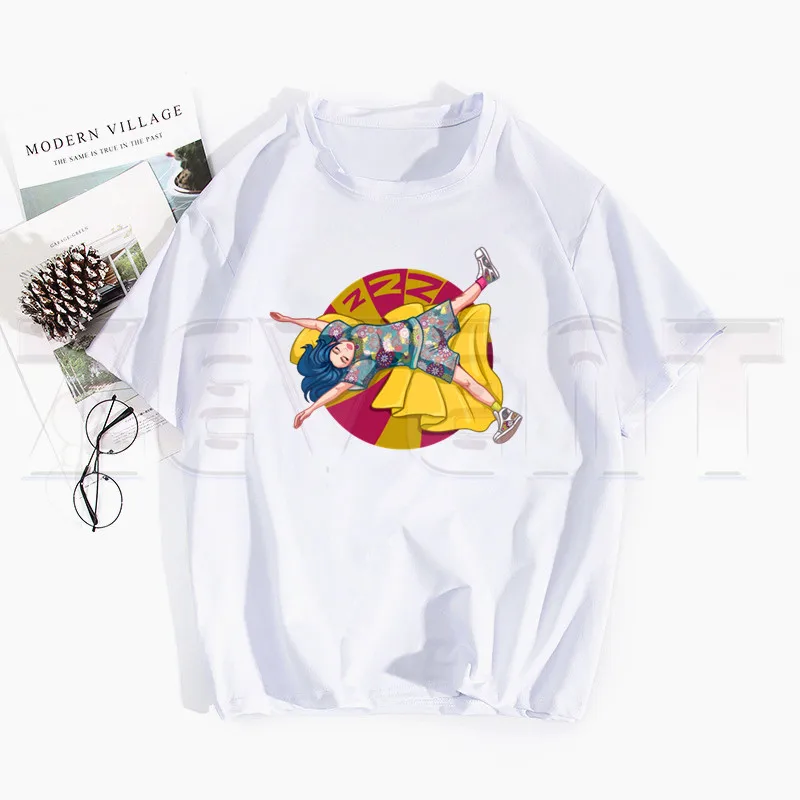 

Billie Eilish T-Shirt Men Women Hip Hop Casual Modal O-Neck Short Femme Unisex Teenagers TShirt Kpop T Shirt