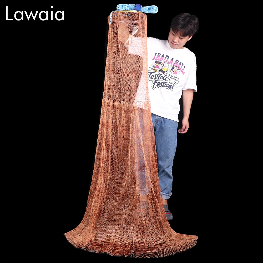 

Lawaia Casting Net Diameter 240/300/360/420/480/540/600/660/720M Hand Throw Network Small Mesh Fishing Nets Without Sinker