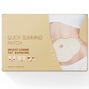 

5pcs Stomach Slimming Patch Daily Herb Weight Loss Body Control Waist Fat Burner Healthy Thin Convenience Navel Sticker Slim