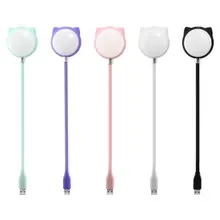 Usb маленький динамик практичный портативный книжный светильник динамик подарок маленький динамик Светодиодная настольная лампа аудио украшение комнаты Новинка