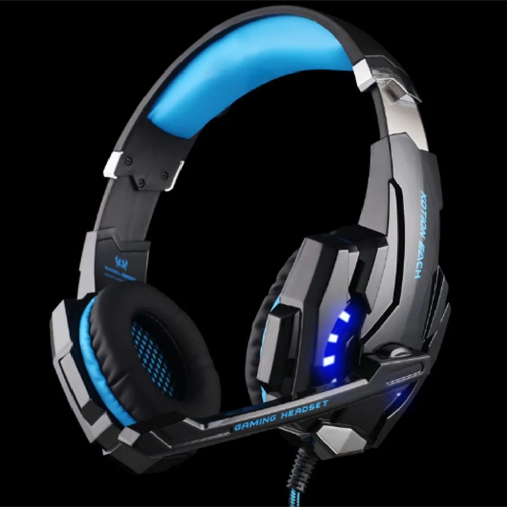 Прочный G9000 PC игровая гарнитура проводные наушники для компьютера с микрофоном для ПК стол один USB терминал