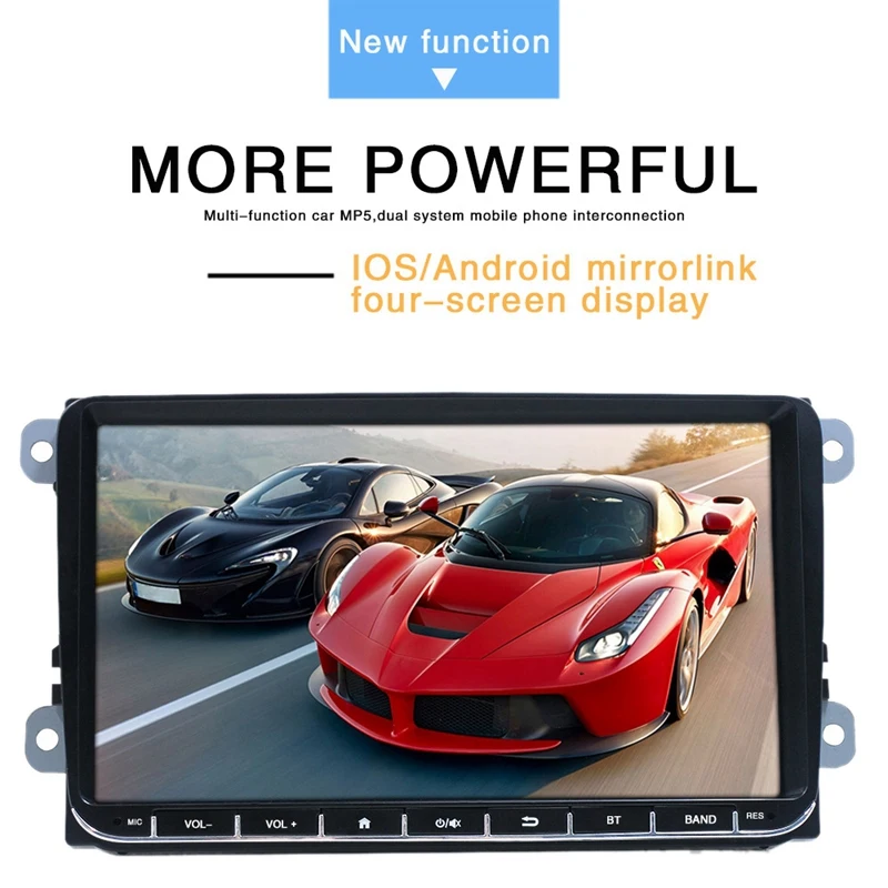 9 дюймов Радио стерео HD экран реверсивное изображение Bluetooth IOS Android Mirrorlink многофункциональный MP5 плеер Подходит для Passat Golf MK5