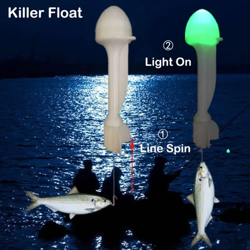 

Smart Fishing Float Hook Trigger Automatically Captures Fish Electronic Night Fishing Buoy LED Killer Float Hook Trigger