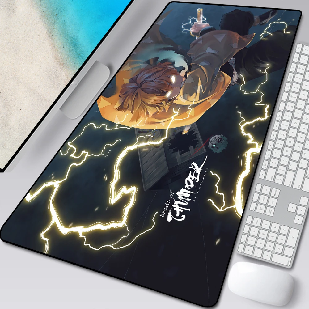 Anime Bloqueio Borda Mouse Pad, XL, Kimetsu
