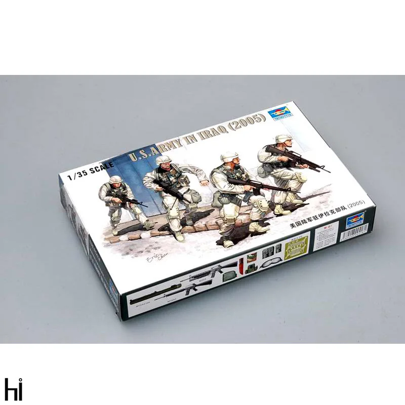 Trumpeter 1/35 00418 US Army in Iraq 2005 Figure Soldier Military Assembly Plastic Model Building Kit | Игрушки и хобби