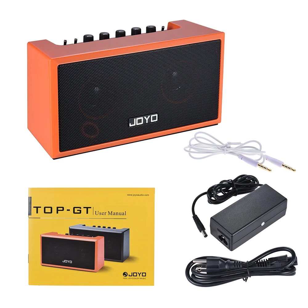 JOYO TOP-GT портативный гитарный усилитель выход для наушников с BT 4,0 Amp стерео гитарный динамик Встроенный перезаряжаемый аккумулятор