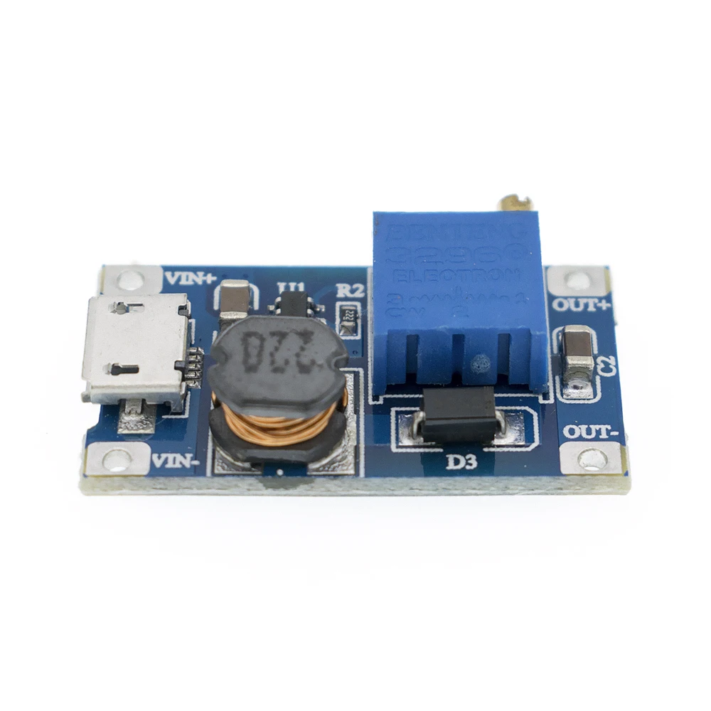 Модуль повышения мощности MT3608 2A Max 50 шт. 1 с 3 5 в до В/9 В/12 В/24 В|power module|dc-dc step upstep up |