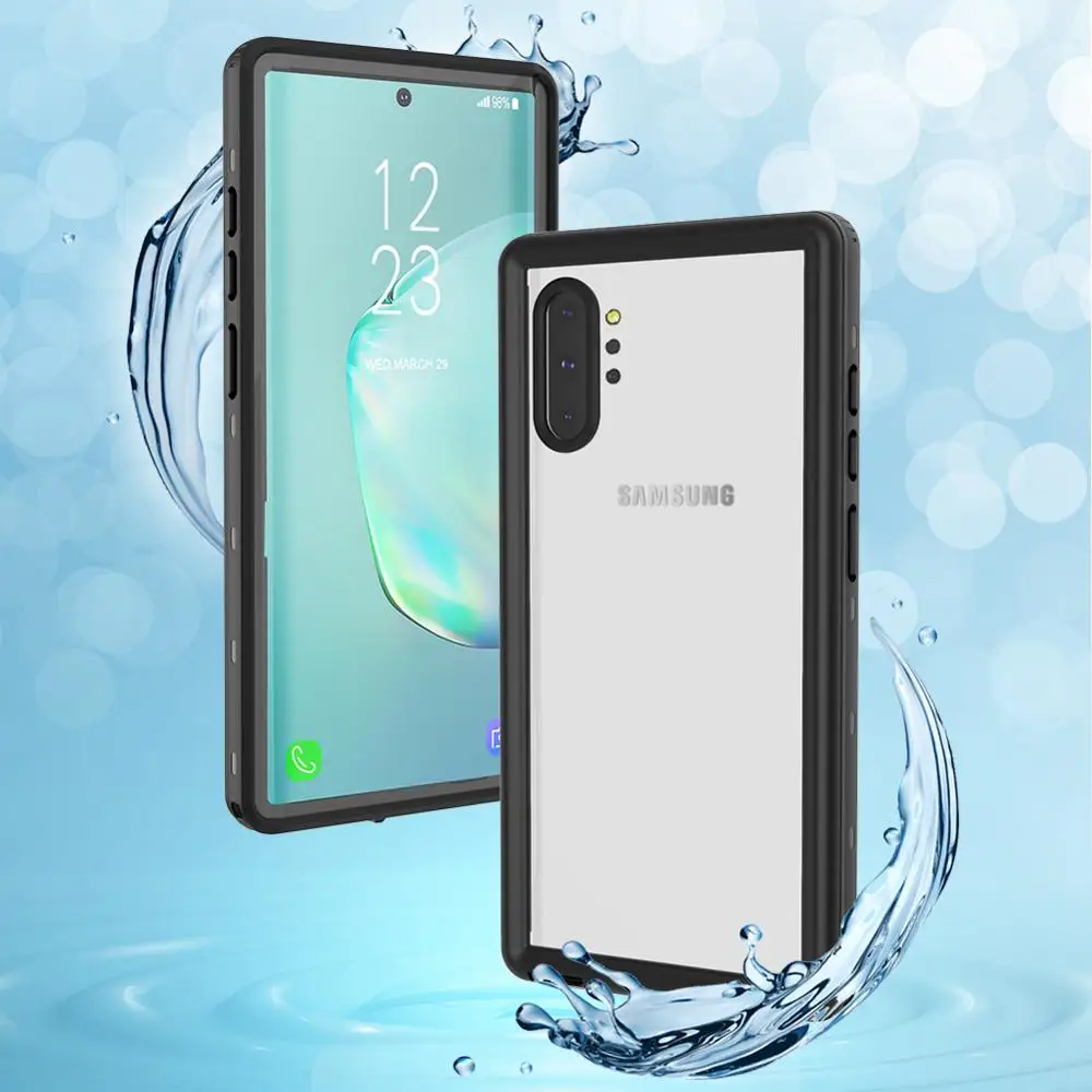 Для samsung Galaxy Note 10 Plus Водонепроницаемый Чехол IP68 360 градусов пылезащитный чехол для