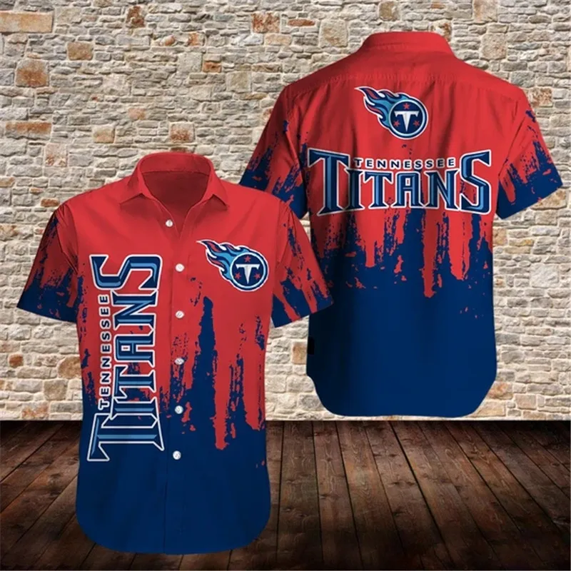 red tennessee titans shirt