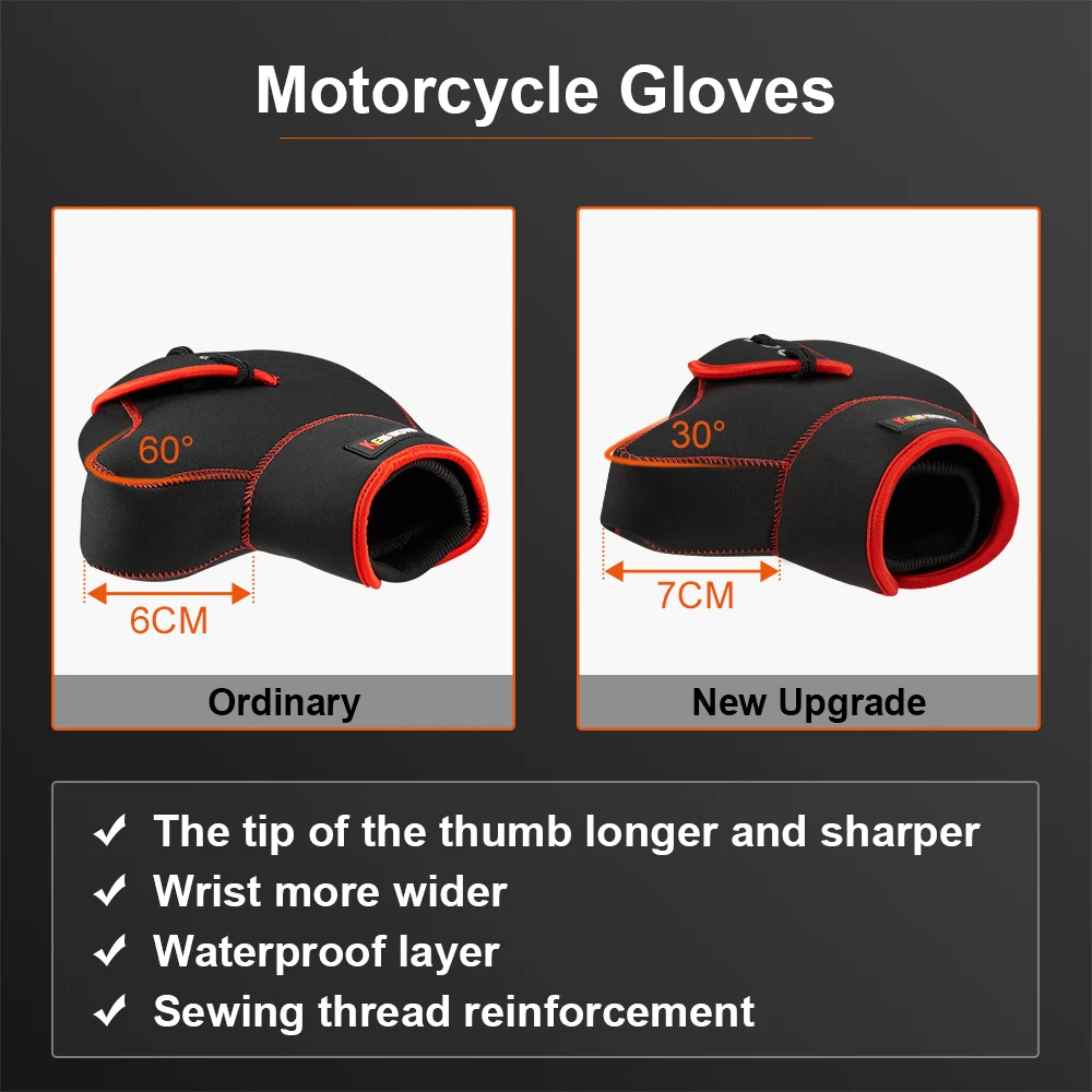 Универсальные мотоциклетные теплые перчатки, защита от дождя и ветра, защита от холода, защита от влаги, защита колена, зимнее одеяло для TMAX 530