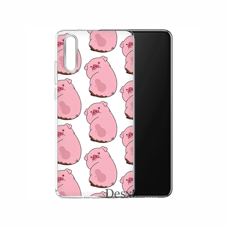 Чехол для мобильного телефона из ТПУ для huawei P30 P20 P10 P8 P9 Lite Pro P Smart Z Plus, чехол с рисунком аниме Гравитация Фолс свинка - Цвет: 4