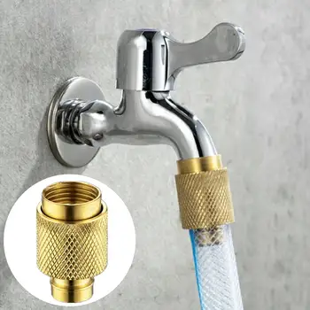 

1/2inch Brass Faucet Adapter Kitchen Water Tap Hose Fittings Quick Connector