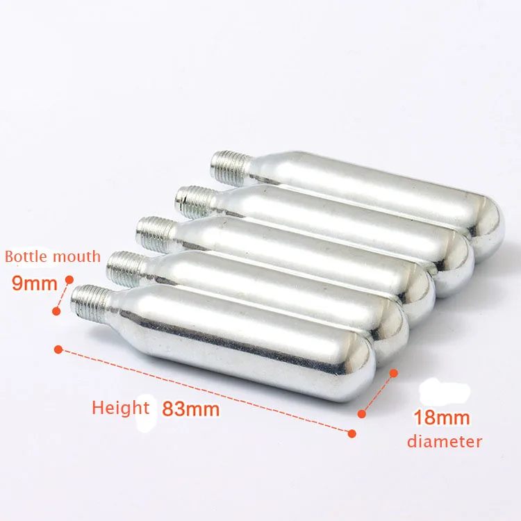 Gute Preis Co2 Gas Kapseln Kanister Flasche Mit gewinde 12g Co2 Kleine
