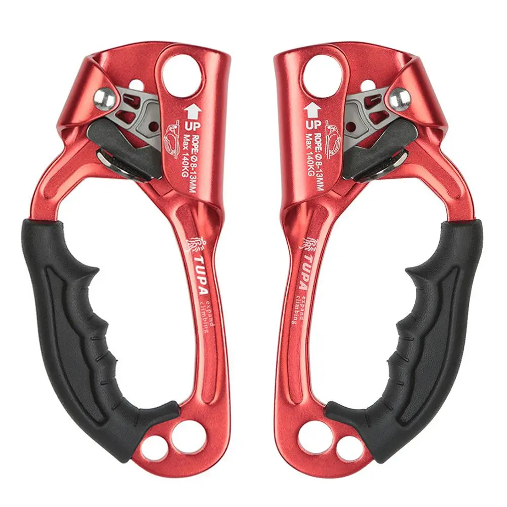 

Climbing Hand Ascender Tree Arborist Rappelling Gear Equipment Rope Clamp For Aerial Work Fire Rescue Rock Climbing 8-12MM