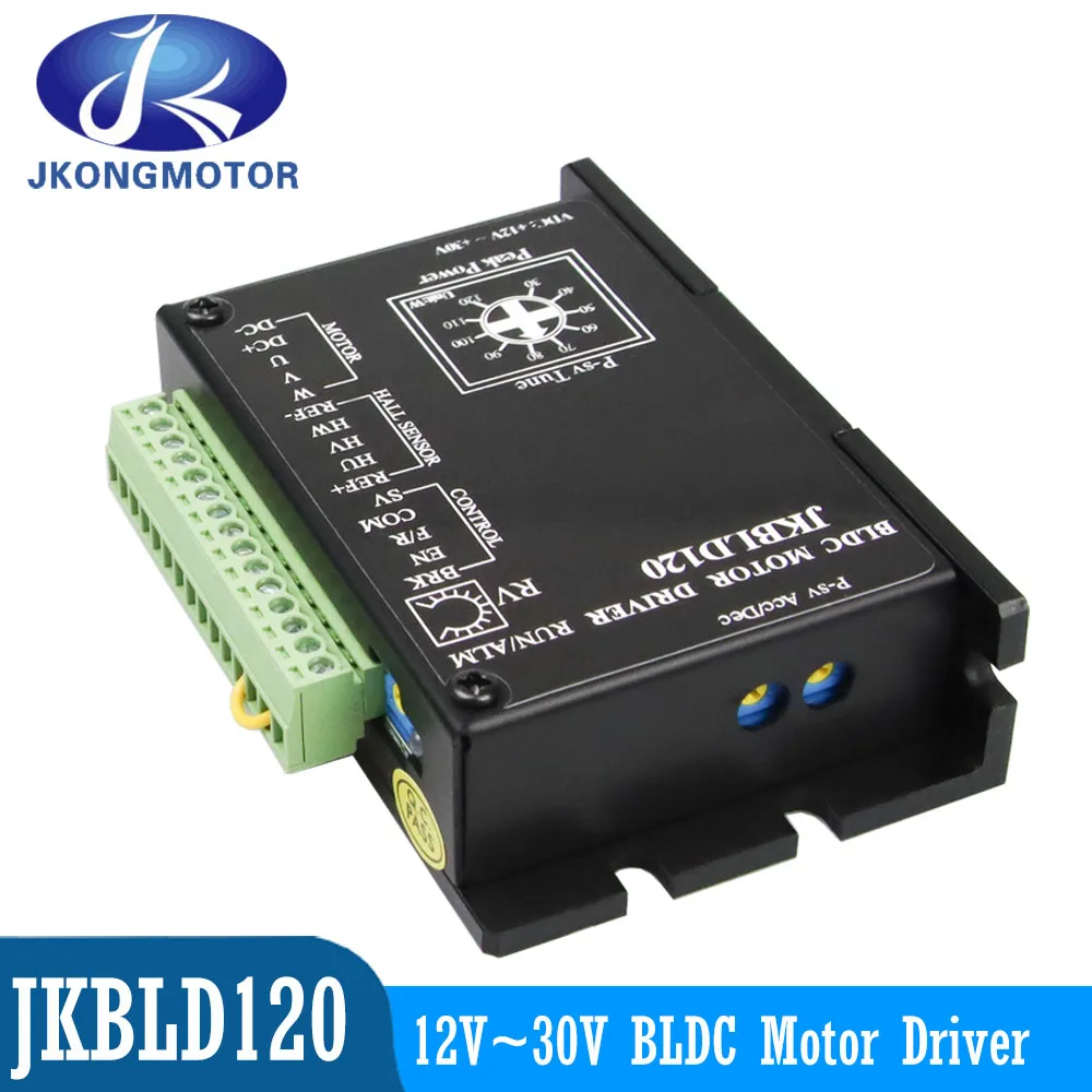 Jkongmotor-Brushless-dc-Motor-Controller-BLD120-8A-12-30VDC-120W ...
